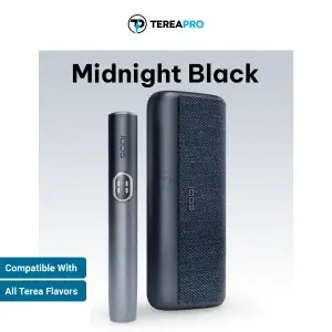 IQOS ILUMA i PRIME Midnight Black premium heat-not-burn device for UAE users