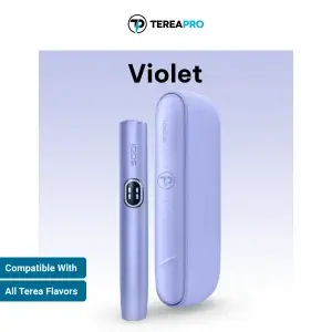 IQOS ILUMA i Standard Violet lifestyle shot modern heat-not-burn device in UAE