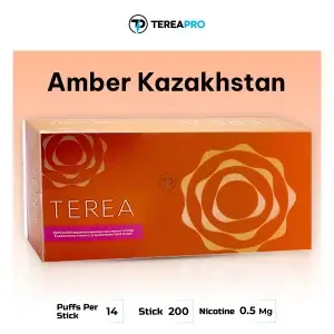 IQOS TEREA Amber Kazakhstan tobacco sticks pack in Dubai UAE