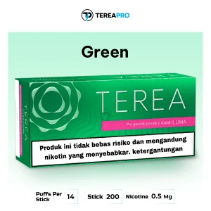 IQOS TEREA Green Indonesian Light aroma, perfect for daily use. Get yours now in UAE!