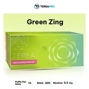 IQOS TEREA Green Zing Kazakhstan for TEREA Pro Fresh Menthol Tobacco Sticks