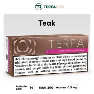 IQOS TEREA Teak ILUMA Italy rich tobacco sticks for IQOS users in UAE