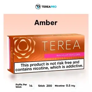 IQOS Terea AMBER Swiss for IQOS ILUMA with smooth roasted tobacco flavor Abu Dhabi