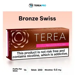 IQOS TEREA Bronze Swiss rich tobacco flavor heatsticks for IQOS ILUMA users in UAE