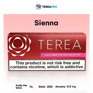 IQOS TEREA Sienna Swiss smooth tobacco heatsticks for IQOS ILUMA users in UAE