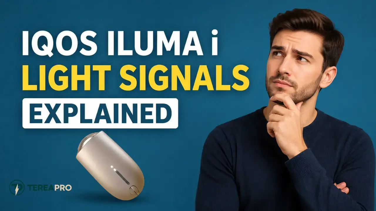 IQOS ILUMA i Light Signals Explained Red, White, Orange colors Mean
