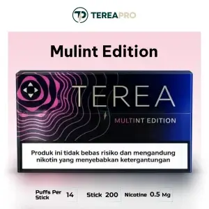 TEREA Mulint Edition Indonesia in Dubai pack for IQOS ILUMA, clove tobacco with mint and mulberry