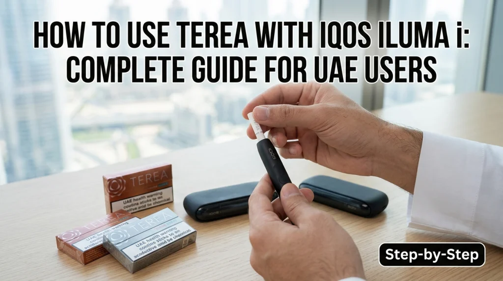 How to use TEREA sticks with IQOS ILUMA i in the UAE