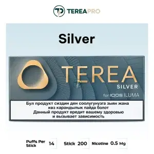 TEREA Silver Kyrgyzstan 200-stick carton for IQOS ILUMA users in Dubai