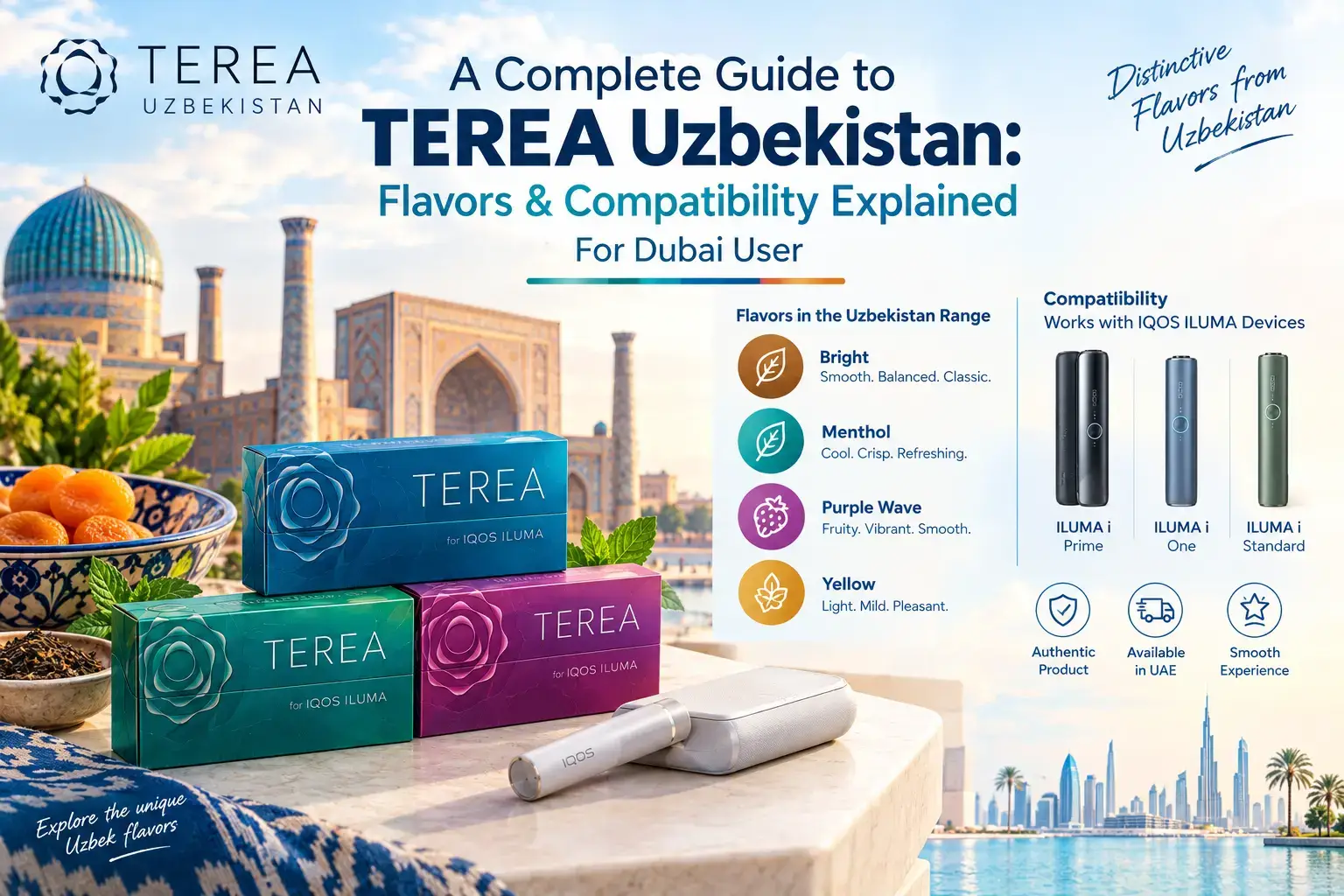 Complete TEREA Uzbekistan Flavors & Compatibility Guide dubai user
